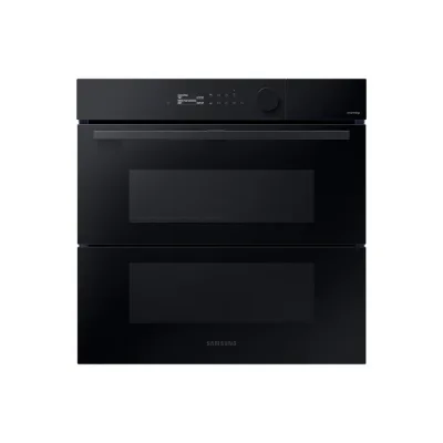 PRONTA CONSEGNA - Samsung: Forno multifunzione Dual Cook con doppia porta NV7B5770WBK finitura vetro nero da 60 cm