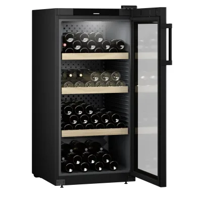 Liebherr Cantina vino a libera installazione WPbl 4201 con porta in vetro e telaio nero da 60 cm - PROMOZIONE ATTIVA FINO AL 19/10
