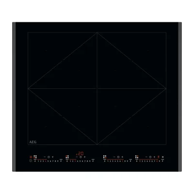 PRONTA CONSEGNA - AEG Piano cottura a induzione NIR 64T00 FB in vetroceramica nero da 60 cm