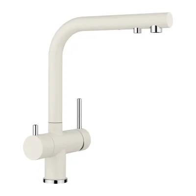 PRONTA CONSEGNA - Blanco | Miscelatore a 3 vie doppio comando FONTAS II 1526943 finitura soft white