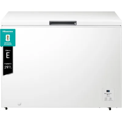 Hisense: Congelatore a pozzetto a libera installazione FC386D4AWLYE finitura bianco da 112 cm