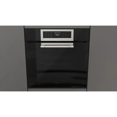 Fulgor Forno a vapore Atmos FCLSO 6023 TEM BK finitura vetro nero da 60 cm