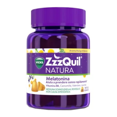 VICKS ZZZQUIL NATURA MANGO&BANANA 30 GOMMOSE
