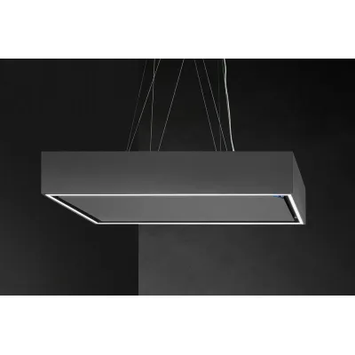 Airone Cappa a isola Bellini Evo finitura antracite da 90 cm