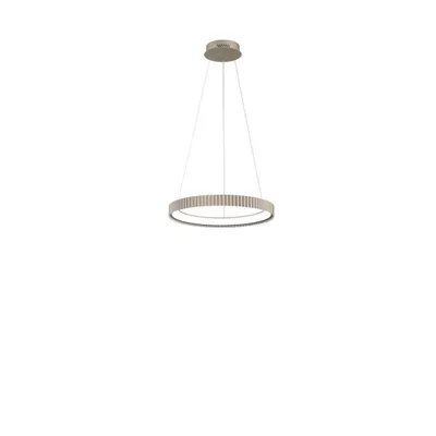 Lampada a sospensione LED Oro in metallo 40W, CCT, 49x150cm