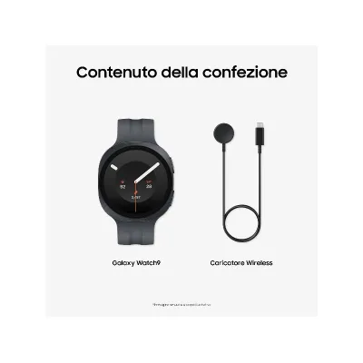 SAMSUNG CELLULARI GALAXY WATCH9 40MM BT GRAPHITE SM-L340NZKAITV