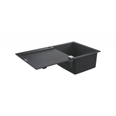 Grohe Lavello una vasca con gocciolatoio reversibile 31644AP0 finitura granite black da 86x50 cm