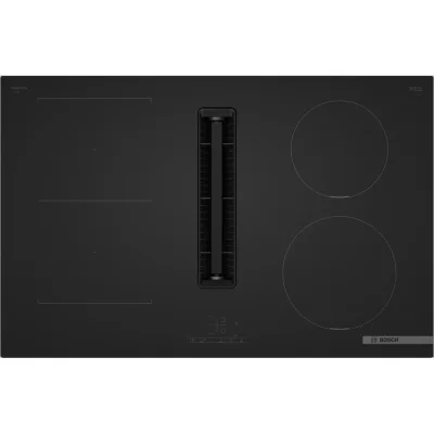 PRONTA CONSEGNA - Bosch Piano cottura a induzione con cappa aspirante PVS81AB16E finitura nero opaco da 80 cm
