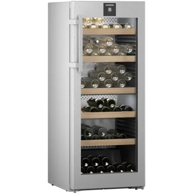 Liebherr Cantina vino a libera installazione WPsd 4652 con porta in vetro e telaio inox/argento da 60 cm - IN PROMOZIONE FINO AL 6/07