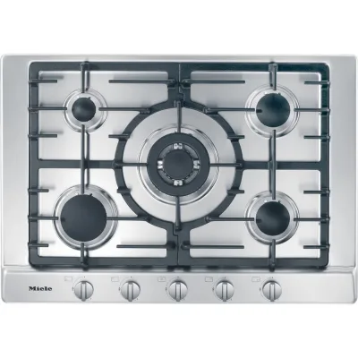 Miele Piano cottura a gas KM 2032 G finitura acciaio inox da 75 cm