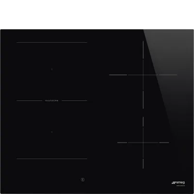 PRONTA CONSEGNA - Smeg Piano cottura a induzione SI1M4644D in vetroceramica nero da 60 cm