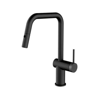 Barazza Miscelatore monocomando con doccia estraibile EVO DOCCIA BLACK 1RUBEVDK finitura nero - IN PROMOZIONE FINO AL 6/07