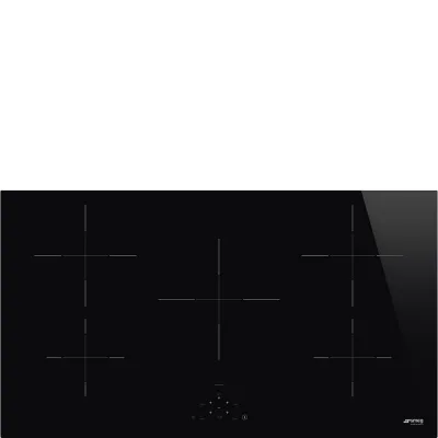 Smeg Piano cottura a induzione SI2951D in vetroceramica nero da 90 cm - IN PROMOZIONE FINO AL 30/06