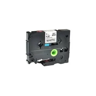 NASTRO ETICHETETTE LAMINATO COMPATIBILE BROTHER TZe221 Testo nero su sfondo bianco