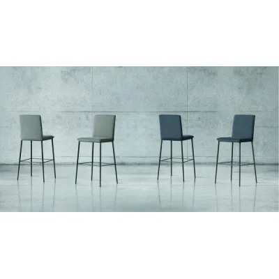 Sedit Sgabello Elena con struttura in metallo e seduta a scelta - IN PROMOZIONE FINO AL 6/07
