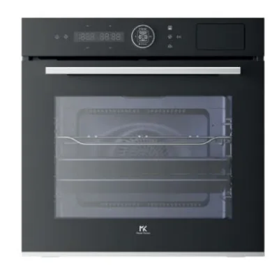 Master Kitchen Forno multifunzione Full Steam da incasso OMK 14K1T FS SP BK finitura vetro nero da 60 cm