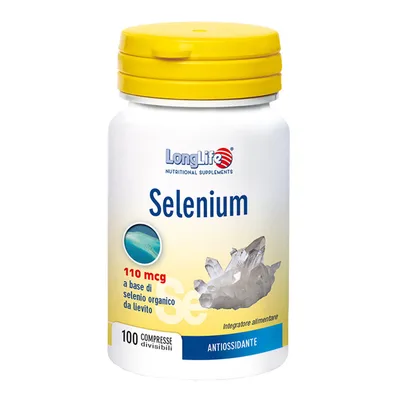 LongLife Selenium Integratore Antiossidante 100 Compresse