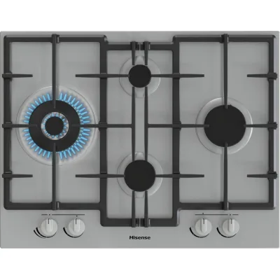 Hisense Piano cottura a gas GMED663X finitura inox da 67 cm