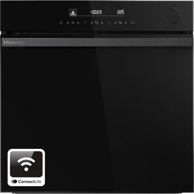 PRONTA CONSEGNA - Hisense Forno pirolitico multifunzione con vapore da incasso BSA66346PBGWIFI finitura nero da 60 cm