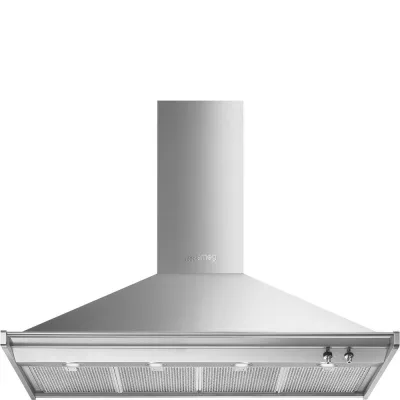 Smeg S Cappa aspirante a parete KD120HXE finitura inox da 120 cm - IN PROMOZIONE FINO AL 6/07
