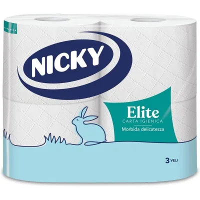 NICKY CARTA IGIENICA 4 ROTOLI
