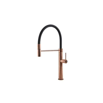 Foster Miscelatore monocomando con canna girevole e snodabile 8424 858 finitura acciaio PVD copper - IN PROMOZIONE FINO AL 30/06