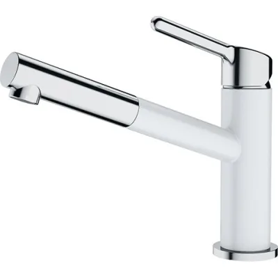 Franke Miscelatore monocomando Orbit Doccia 115.0623.139 finitura bianco