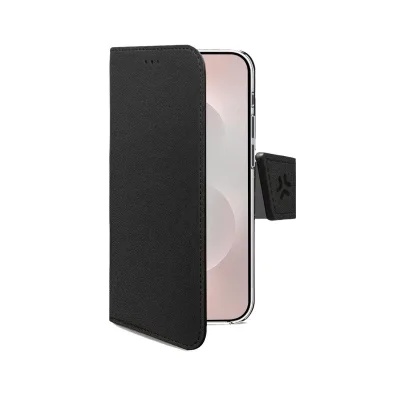 CELLY WALLY CASE GALAXY S25 EDGE BLACK WALLY1143