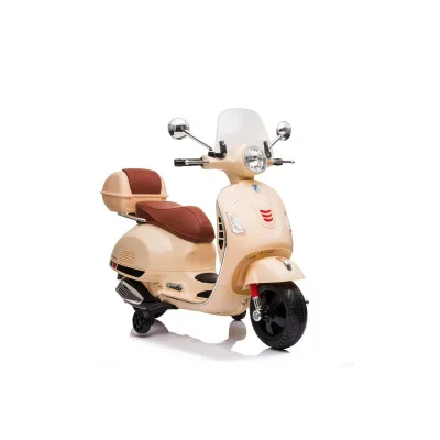 Scooter elettrico per bambini RunRunToys Vespa Marrone 12V