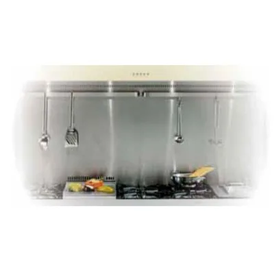 Ilve Pannello portamestoli AP4-150 finitura inox da 150 cm