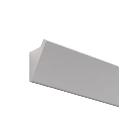 Modanatura 2m per led in duropolimero effetto luce indiretta 200x60x37mm
