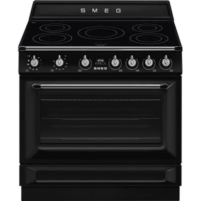 Smeg S Cucina TR90IPBL con forno termoventilato e piano cottura induzione finitura nero da 90x60 cm - PROMOZIONE ATTIVA FINO AL 19/10