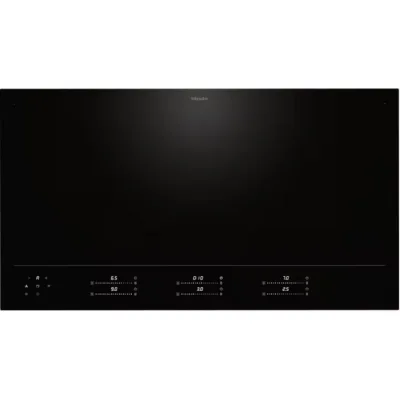 Miele Piano cottura a induzione Filotop/Appoggio KM 8695 FL in vetroceramica nero da 90 cm