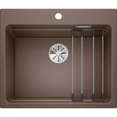 Blanco Lavello una vasca ETAGON 6 1524548 finitura caffè da 60x51 cm - Sopratop