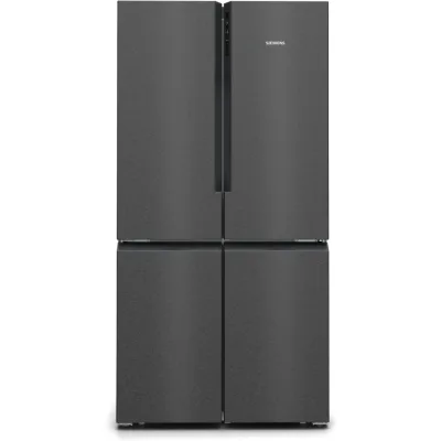 Siemens Frigorifero side by side 4 porte a libera installazione KF96NAXEA finitura acciaio nero da 91 cm