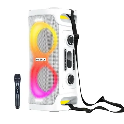 CELLY 45W WLS SPEAKER + WLS MICROPHONE WH BOOMBOX45WH