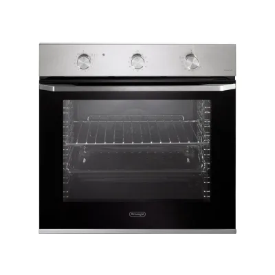 De Longhi Forno a gas ventilato da incasso NSFGE 9 XL finitura inox e vetro nero da 60 cm