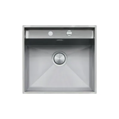 Barazza Lavello una vasca LAB 1LLB61 finitura inox satinato da 57x51 cm