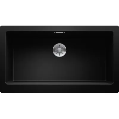 Blanco | Lavello una vasca VINTERA XL 9-UF 1526110 finitura nero da 89.6x51 cm - Filotop/Sottotop