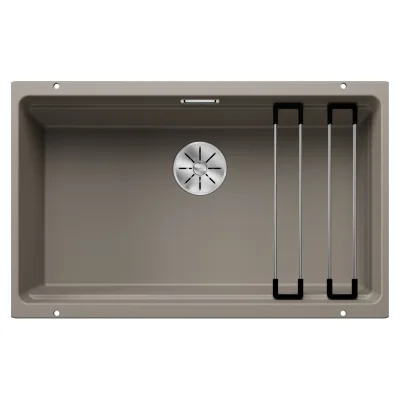 Blanco Lavello a una vasca ETAGON 700-U Satin Gold 3525174 finitura tartufo da 73x46 cm - Sottotop
