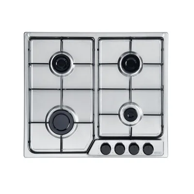 PRONTA CONSEGNA - De Longhi Piano cottura a gas FFA 46 ASV in acciaio inox da 58 cm
