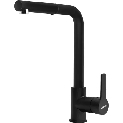Smeg S Miscelatore monocomando con doccetta MID1MN finitura nero opaco - IN PROMOZIONE FINO AL 6/07