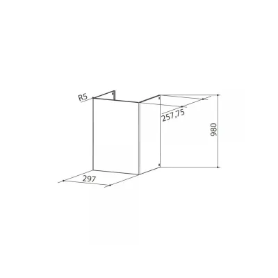 PRONTA CONSEGNA - Faber Kit camino superiore 112.0157.252 finitura inox spazzolato