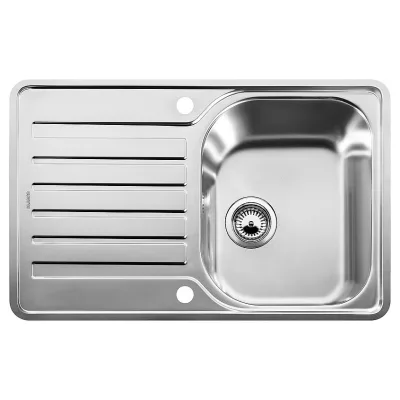 Blanco | Lavello una vasca con gocciolatoio LANTOS 45 S-IF Compact 1619059 in acciaio inox da 76.8x48.8 cm - Sopratop/Filotop