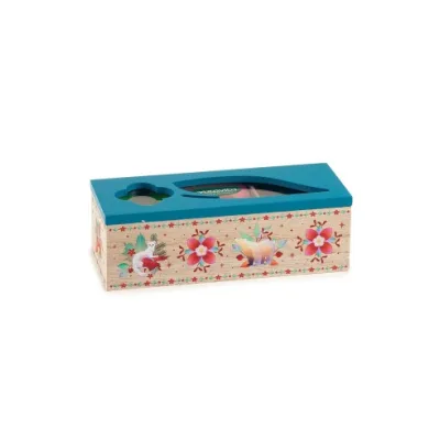 NEAVITA COFANETTO DI LEGNO BIO OTTANIO A 3 SCOMPARTI CON 15 TISANE ASSORTITE