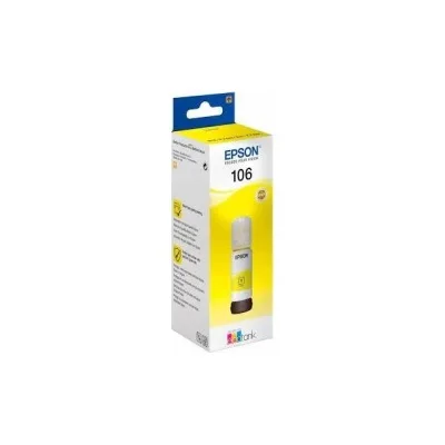 FLACONE INCHIOSTRO ORIGINALE EPSON 106Y GIALLO C13T00R440 70ML ECOTANK ET-7700