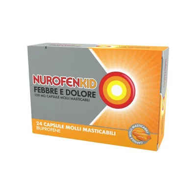 NUROFENKID FEBBRE D*24CPS100MG