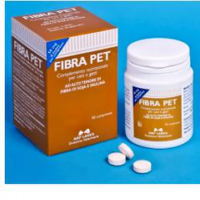 Nbf Lanes Fibra Pet Integratore di Fibre Cani E Gatti 50 Compresse