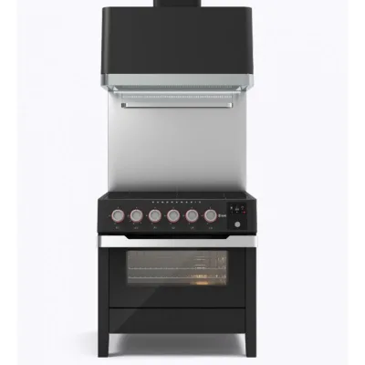 Ilve Cucina PM09-MK Panoramagic PMI09S3 piano cottura induzione finitura nero opaco da 91.1 cm