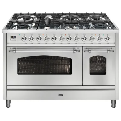 Ilve Cucina P12N da incasso Nostalgie P127DNE3 doppio forno e piano cottura 7 fuochi con dual da 120 cm - IN PROMOZIONE FINO AL 6/07
